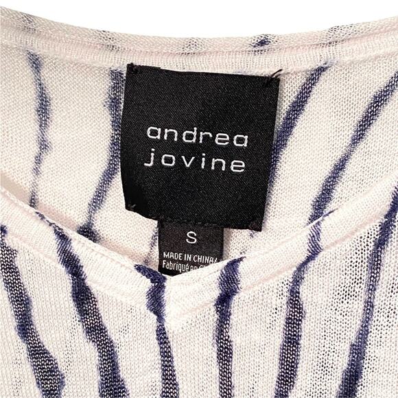 Andrea Jovine Linen top Womens Size Small Sleeveless Linen Spring lightweight - Picture 3 of 4